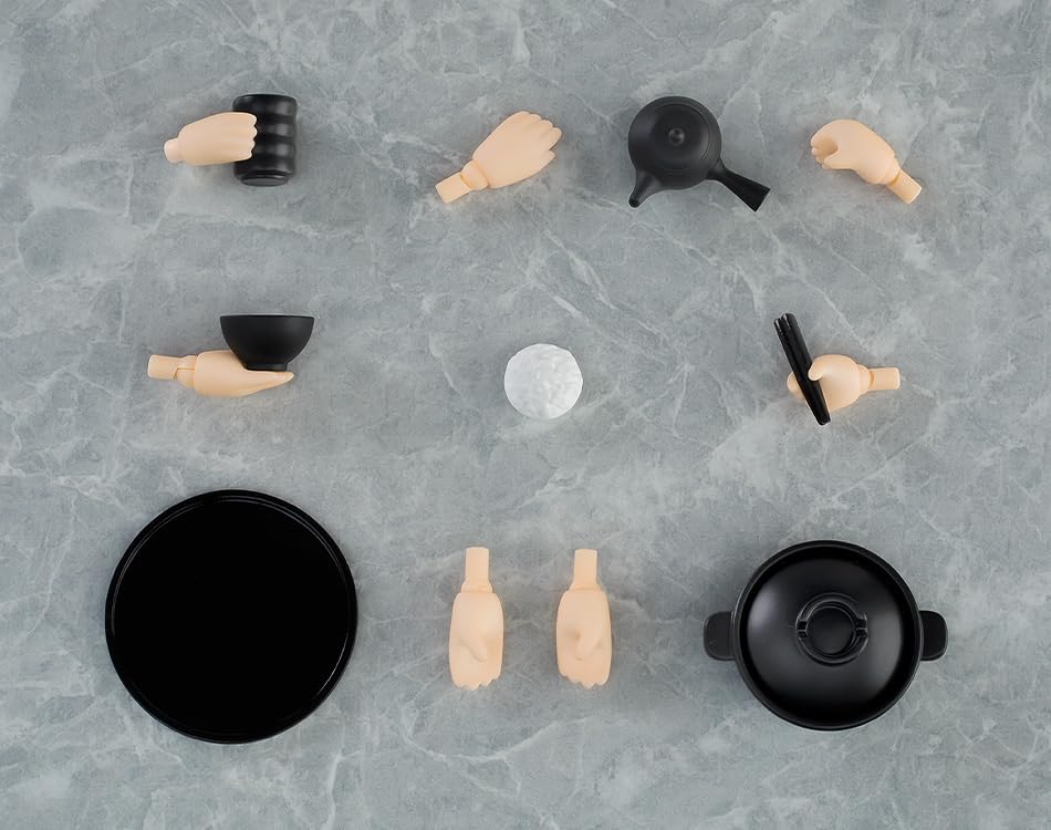 Good Smile Company Nendoroid Doll Japanese Tableware Parts Set Plastic Painted Movable Figure