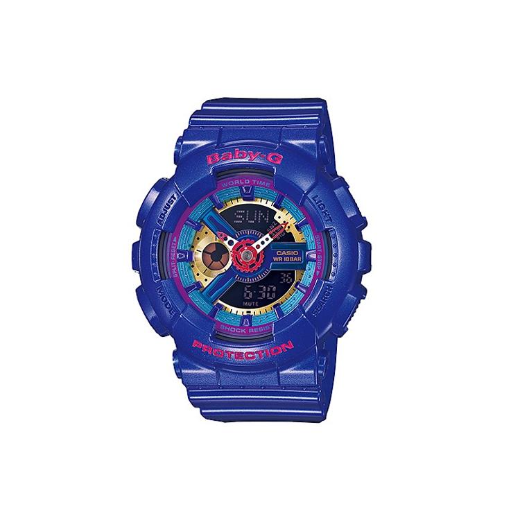 CASIO Women s BABY-G Gray Watch BA-112-2A BA-112-2A Blue Strap