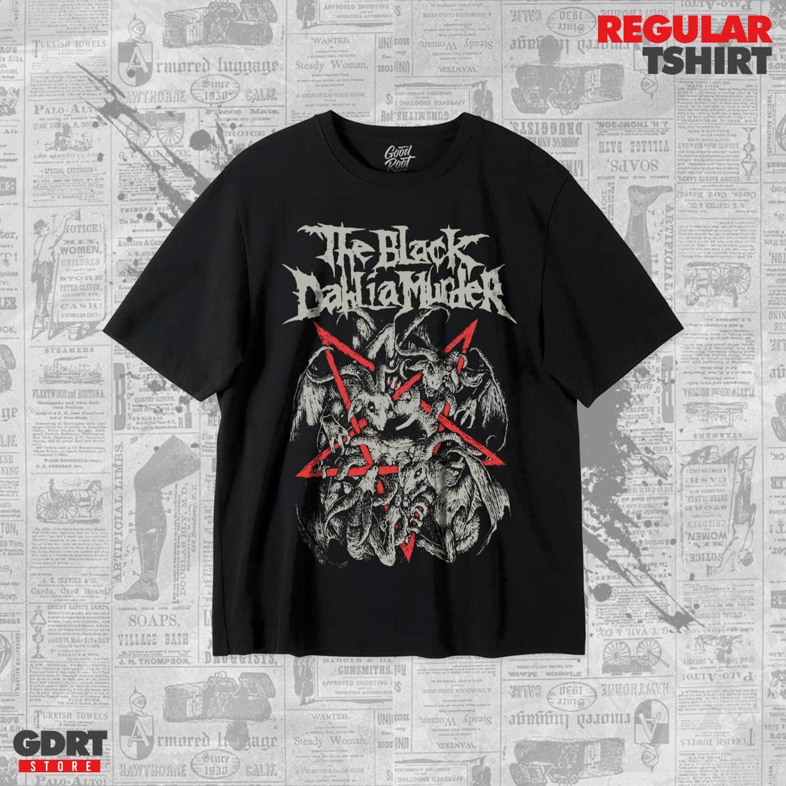 The Black Dahlia Murder T shirt - Deflorate Albums - Unisex Heavy Shirt 2XL