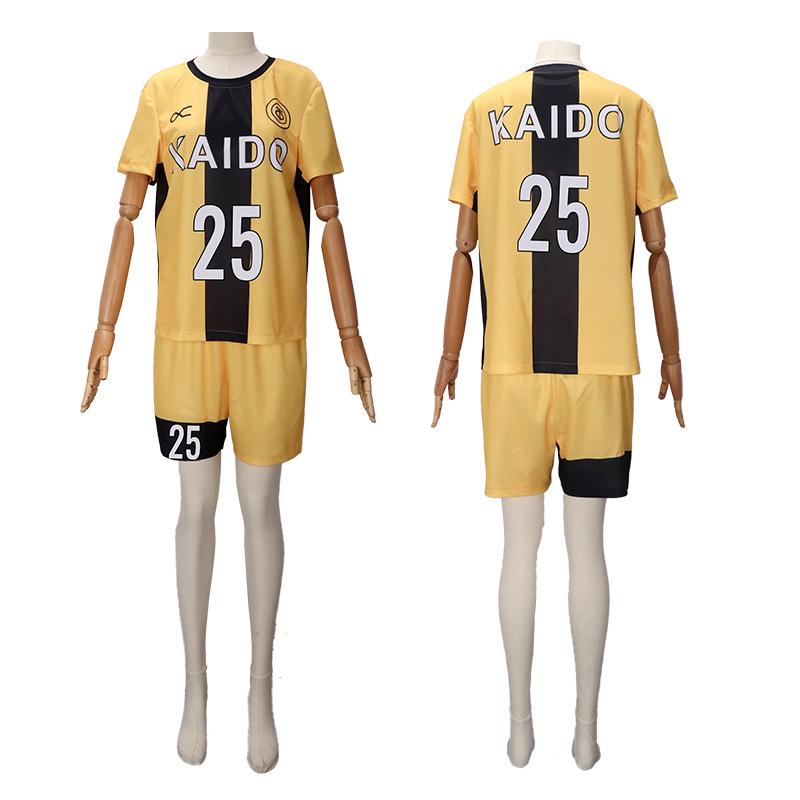 

Blue Reed KAIDO Men s & Women s Football Sportswear Cosplay Jersey Adult New Small