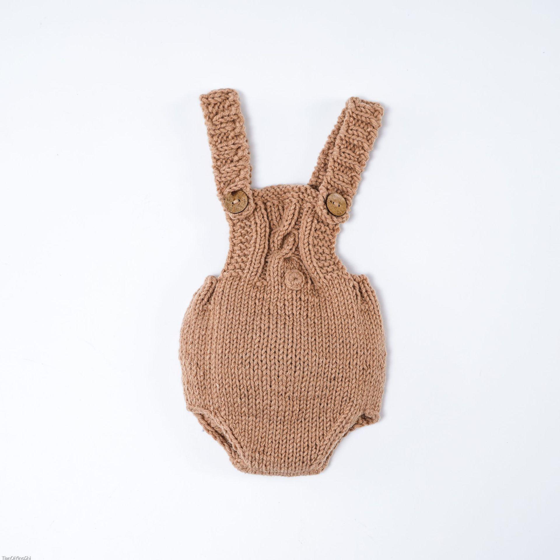 100-Day and First Birthday Baby Photo Outfits - Children s All-Season Photography Costumes Newborn светло-коричневого