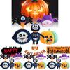 Adorable Halloween Plush Doll Featuring Skeleton Reaper Bat Zombie Pumpkin Spider