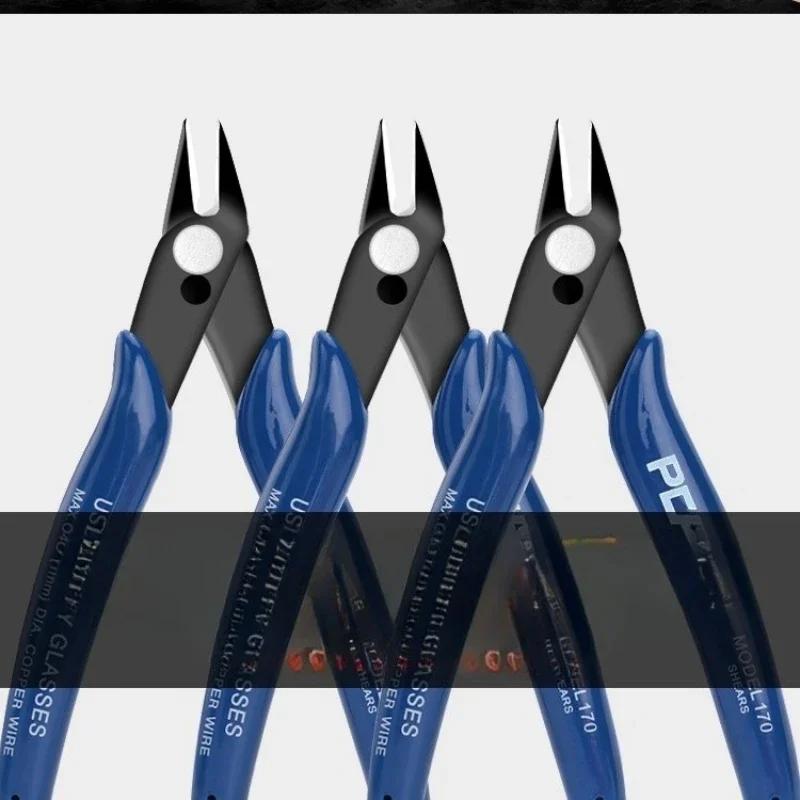 Oblique Pliers Carbon Steel Pointed Nose Pliers Small Wire Clipping Pliers DIY Handmade Nozzle Pliers