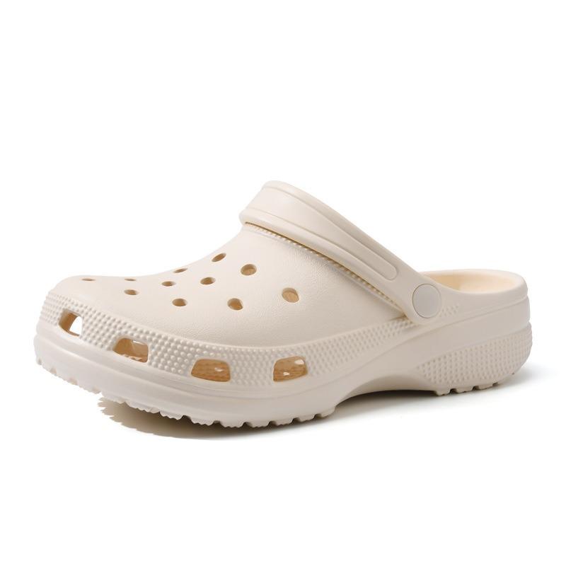 No standard star summer EVA casual hole shoes women's non-slip outer slippers heightening deodorant outdoor couple sandals