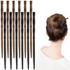12pcs Bacchette per Capelli in Legno con Design Bacchette Ornamento per Capelli Fermaglio per Capelli per Occasioni Formali Evento Culturale Vestirsi
