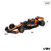 Bburago 2024 Model Scale F1 McLaren MCL38 with Lando Norris Figure Race Sports Car Diecast Model Car 1/24 #4 / 18-28040 (#4)