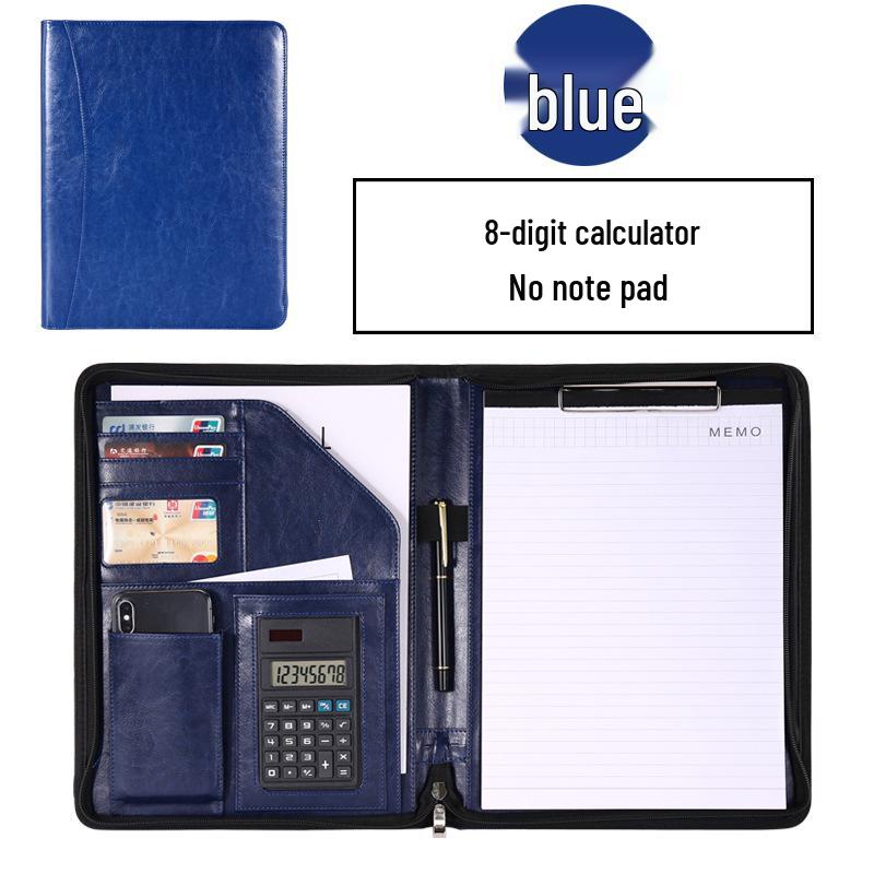 Manufacturer A4 Manager Zippered Business Ring Binder & Clipboard