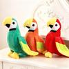 Cute Simulation Macaw Parrot Plush Toy Soft Bird Stuffed Doll Fluffy Animal Gift Kids Boys Girl Home Desktop Art Decor Ornament