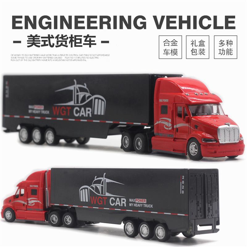 1/48 Big Size Container Truck Removable Windup Toy Children Gift