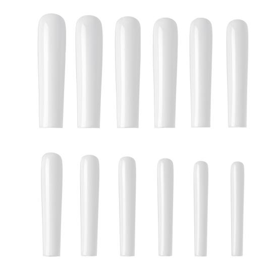 

Нежные накладные ногти, гладкая поверхность, удобное полное покрытие Natural