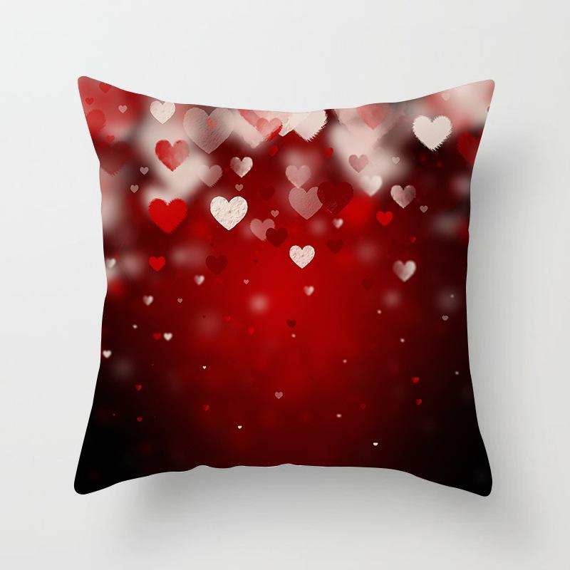 New Valentine's Day Pillowcase, Holiday Gift Home Decoration Pillow Cushion Cover, Love Pillow