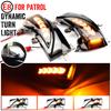 2 Pieces Side Wing Mirror LED Dynamic Turn Signal Light For Nissan Patrol Y62 2012-2018 Armada Quest RE52 For Infiniti QX56 QX80