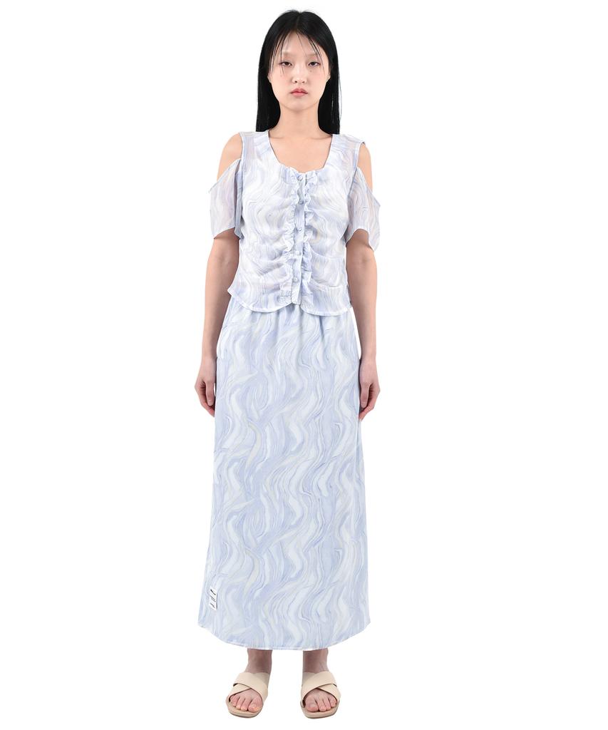 KATHARSIS Chiffon Long Skirt L/B_Free