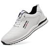 Men's Dad Shoes Cowhide Surface Comfortable Breathable Outdoor Sports Shoes Running Shoes Sports