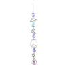 Stars Moon Sun Catcher Hanging Planets Ornament Prismatic Sun Catcher Rainbow Maker for Outdoor Garden Home Wall Decoration