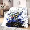 RX-78-2 Gundam Flannel Blanket Warm,Comfortable,Suitable for Bedrooms,Sofas,Beds,Chairs,Picnics,Travel
