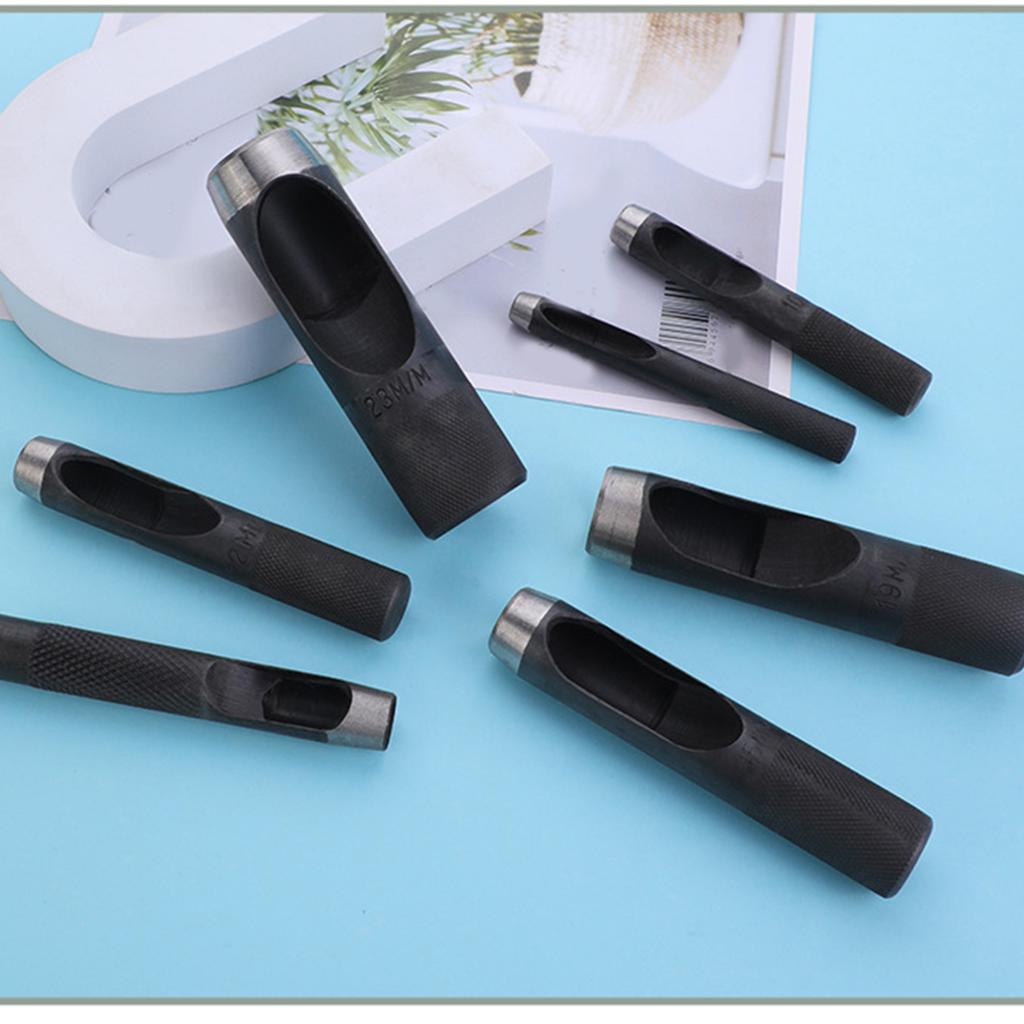 Professional Leather Hole Puncher Tool Hollow Hole Punches Cutter Tool Leather Hole Punches Cutter Leather Working Tool