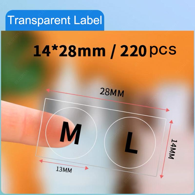 Niimbot D110/D11/D11Pro/D101/H1/H1S White Color Thermal Label Date Price Printing Paper Classification Waterproof Name Stickers