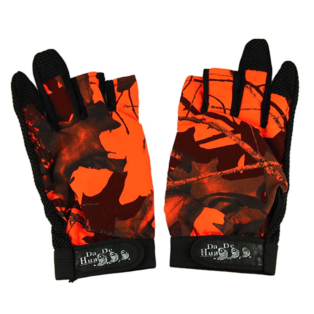Non-slip Rubber Particles Fishing Camo Gloves Folding Camping & Hiking Hunting Non-slip Rubber Particles Fishing Camo Gloves Folding Camping & Hiking Hunting