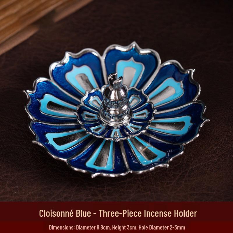 Kodo Multi-Hole Gourd & Water Drop Incense Holders: Turtle, Zen Lotus, Dragon Soaring Designs