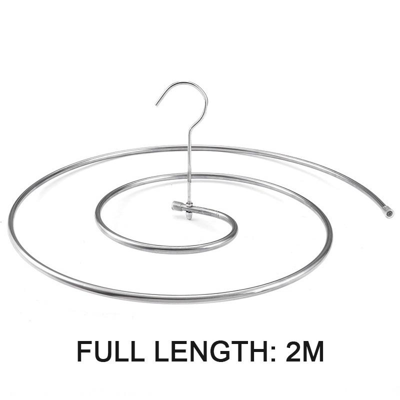 

Спиральная рамка для сушки одеял из нержавеющей стали, балкон, пододеяльник, каркас простыни, съемный и толстый каркас простыни, товары для дома 1pc