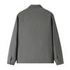 Shanshan Men's Spring/Summer Thin Wrinkle-Textured Polo Collar Jacket
