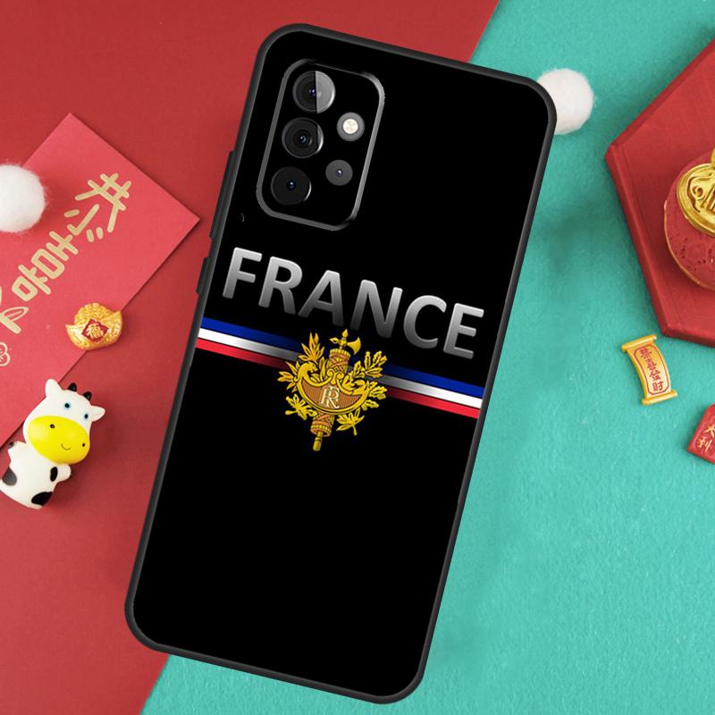 

France National Flag Case For Samsung Galaxy A55 A35 A15 A54 A34 A14 A52 A32 A12 A13 A33 A53 A17 A16 A26 A36 A56 Samsung A13 4G