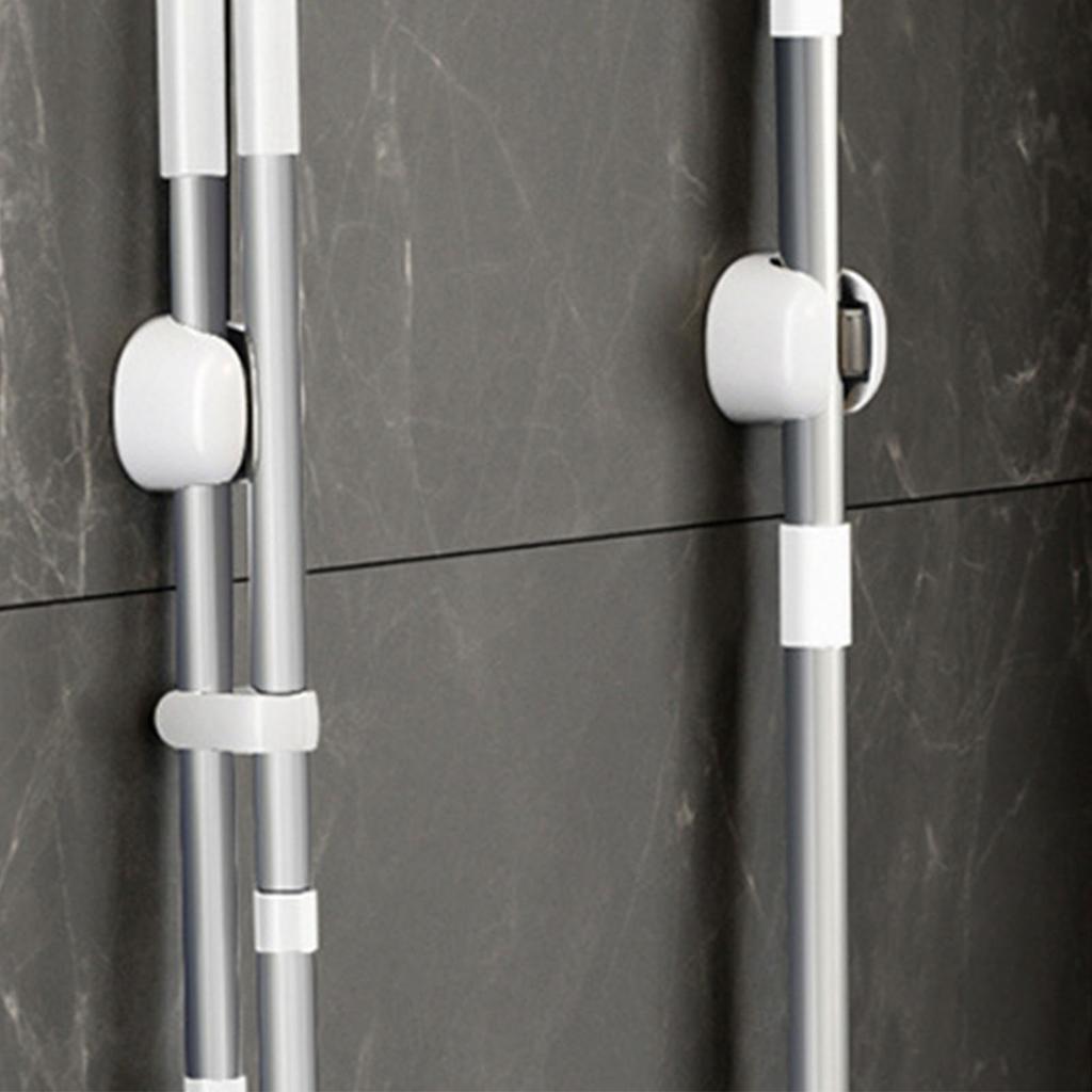 Wandhalterung Mopphalter Vielseitiger, hochbelastbarer, stark haftender Besen-Organizer-Clip für das Badezimmer