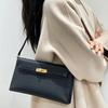 Borsa da ascella in pelle haute couture borsa con motivo a palma semplice moda borsa a spalla da pendolare borsa a mano da donna clutch
