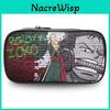Trousse à crayons à couche unique imprimée anime One Piece Luffy pour le rangement de la papeterie, pour étudiants et usage de bureau