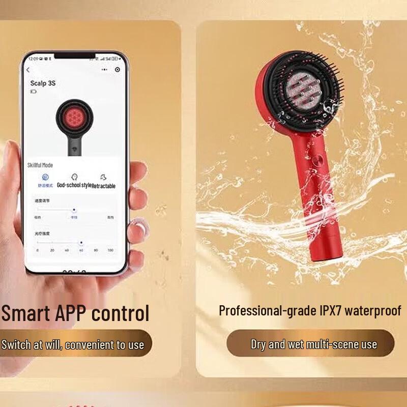 breo Scalp3S Red Light Hair Growth Head Massager CN plug (adapter included)