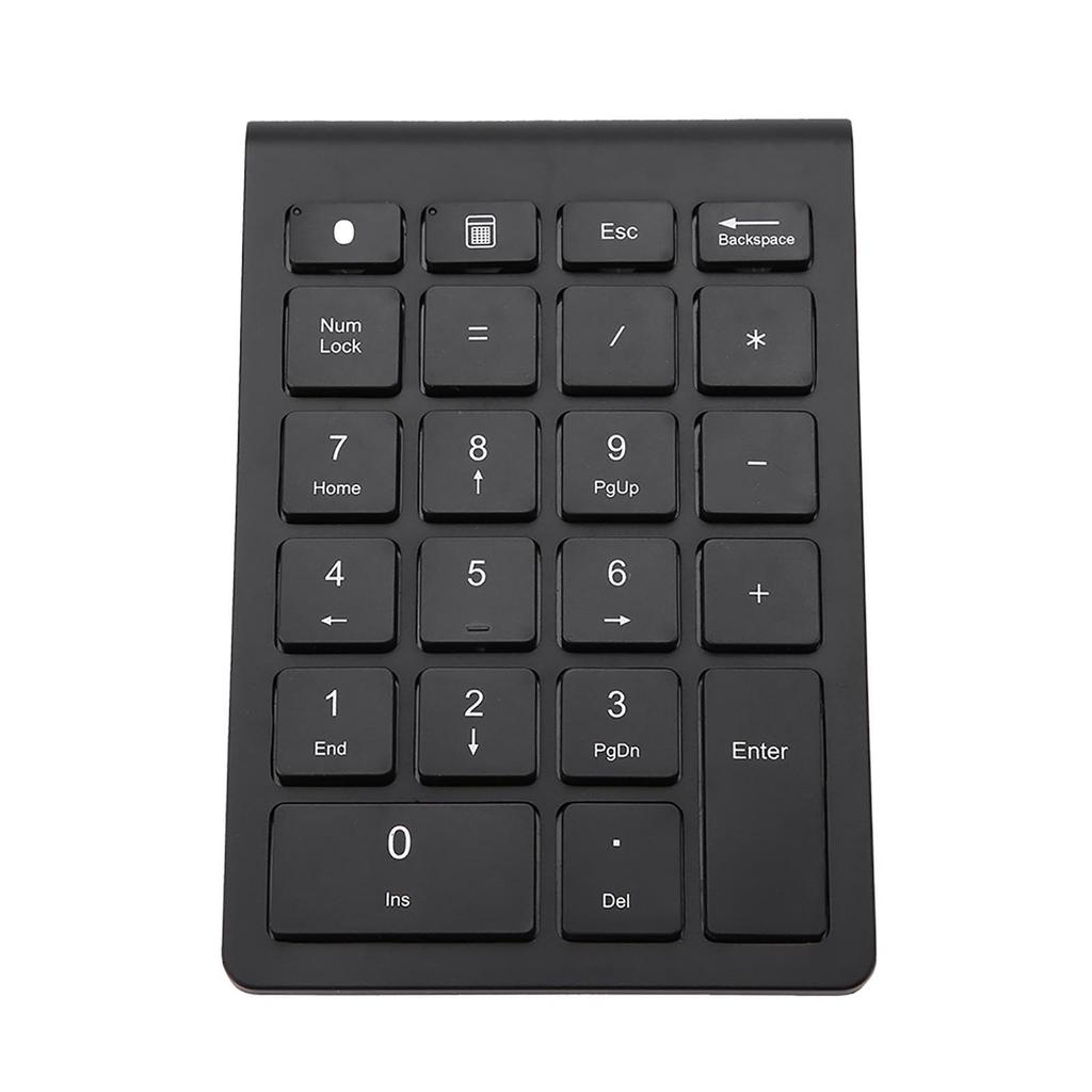 Black 22 Keys Mini Numpad Wireless Bluetooth Numeric Keypad For OS X PC