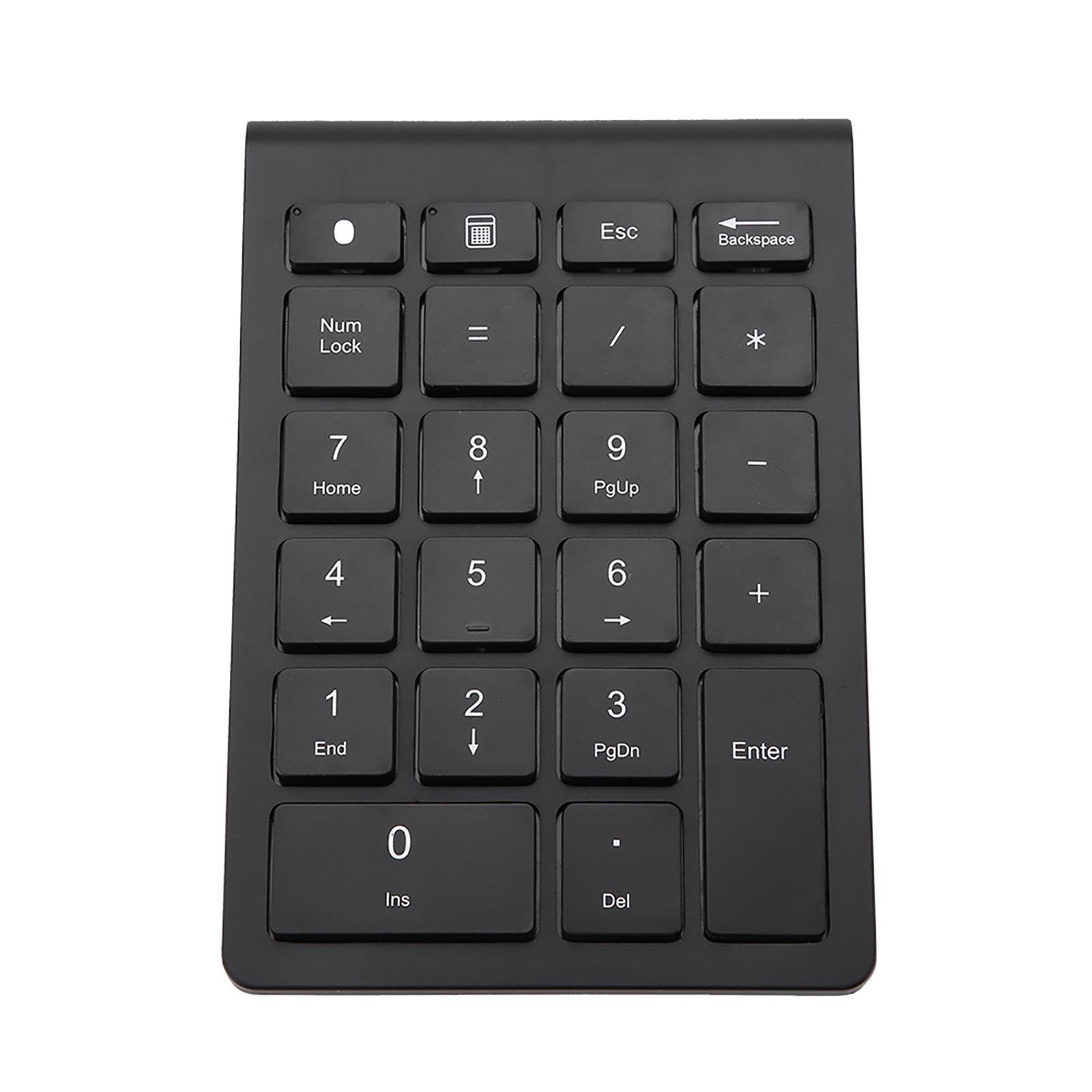 

Black 22 Keys Mini Numpad Wireless Bluetooth Numeric Keypad For OS X PC