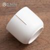 Portable White Ceramic Travel Tea Set