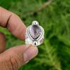Gift For Her Natural African Amethyst Promise Adjustable Ring 925 Silver