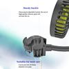 Ventilador de manguera de coche ajustable con rotación de 360 grados, ventilador de refrigeración universal USB montado en el asiento del coche, mini ventilador de verano para coche ZH