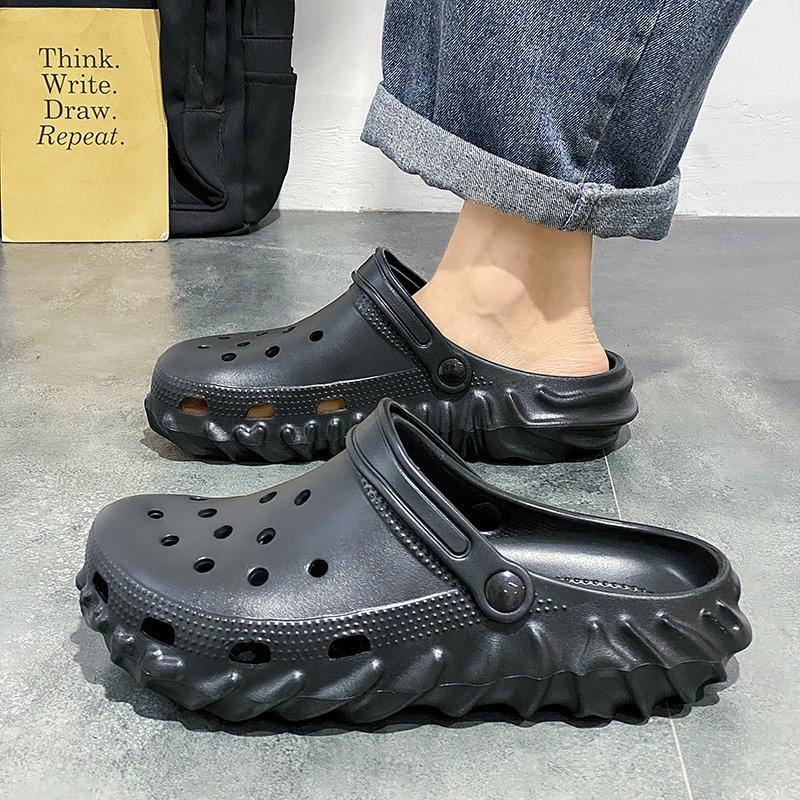 Summer Bathroom Slippers Men's and Women's Platform Beach Couple Sandals Light Fashion Walking Casual Sneakers