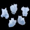 Geometric Bear Silikonová forma Diy Stereo Mirror Form Mousse Ornaments Dekor
