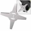 4-Teeth Lawn Mower Blade 150mm Grass Trimmer Blade Replacement Trimmer Head for Garden Lawn Weeding Daily Use