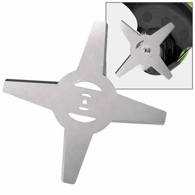 4-Teeth Lawn Mower Blade 150mm Grass Trimmer Blade Replacement Trimmer Head for Garden Lawn Weeding Daily Use