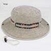 Spring and Summer Men's Bucket Hat Cotton Washed Foldable Shade Hats Casual Outdoor Camping Hat Hiking Hats