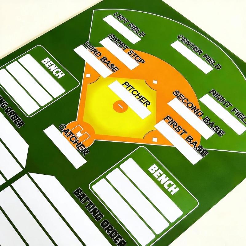 Magnetic Baseball Coaching Board Portables Game Training Board for Tactically Training And Team Strategy