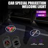 1/2pcs Car Door LED HD Welcome Courtesy Shadow Projector Lamp Logo Light For Ralliart Lancer Outlander L200 Galant