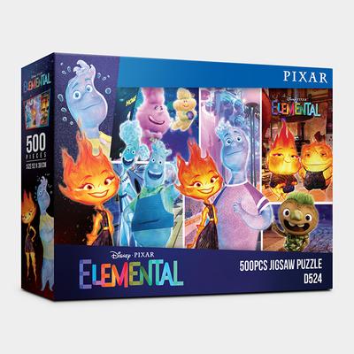 Rompecabezas Elemental Element Friends Animación Disney 500 Piezas