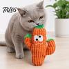 Talos Plush Cactus Cat Toy, Catnip Filled Chew Cute Stuffed Kitten Teething Toy for Indoor Cats Entertainment