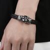 2026 Trendy Product, European and American Men's Owl Bracelet, Magnet Buckle Trend, Leather Bracelet