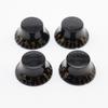 4Pcs Electric Guitar Bass Top Hat Speed Control Volume Knobs Multiple Colors