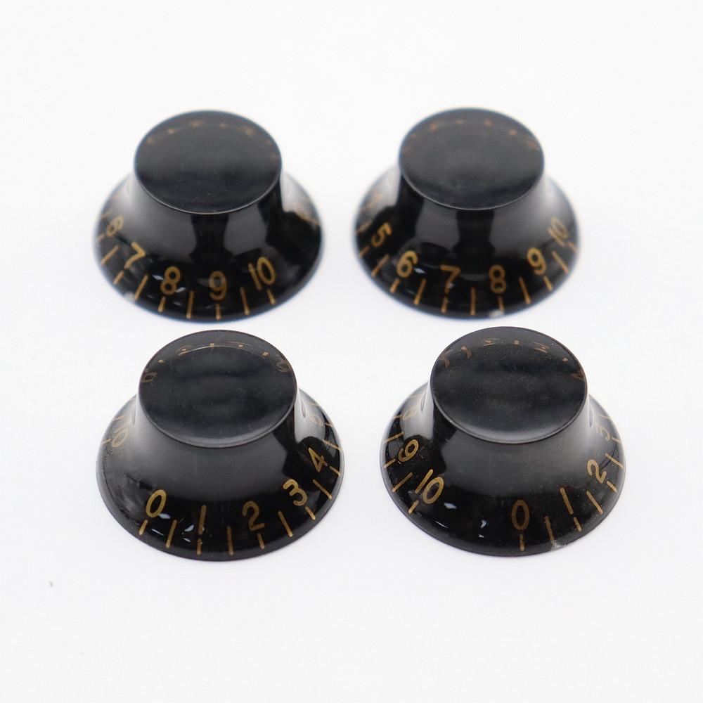 4Pcs Electric Guitar Bass Top Hat Speed Control Volume Knobs Multiple Colors