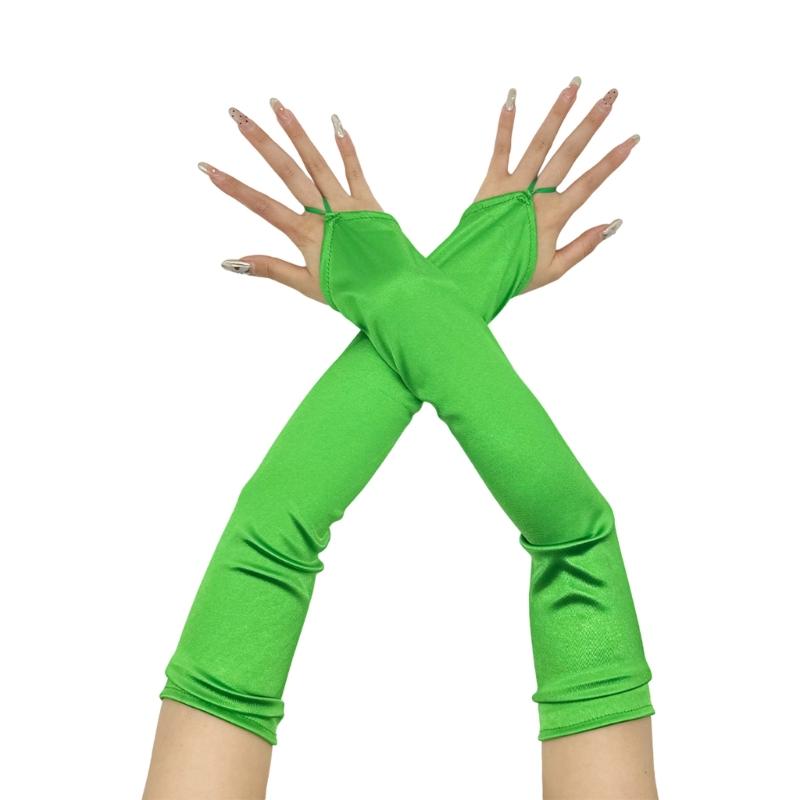 Večerní večeře Saténové rukavice Plesové rukavice Dlouhé rukavice na operu Žena Dáma Tématické plesy Kostým