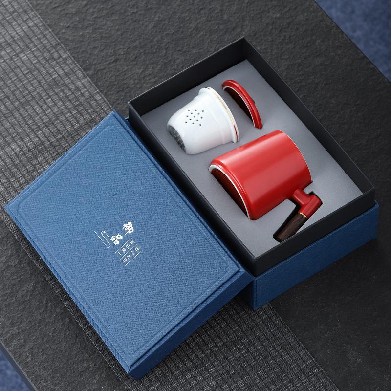 Ceramic Mug Office Water Cup Set Company Enterprise Opening Event Gift Customer Creative Practical Souvenir